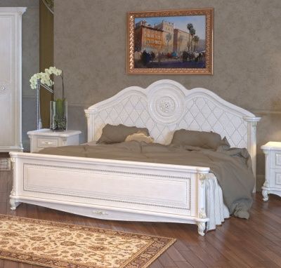  Кровать Да Винчи (СД-08) 200x160 см, белый